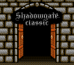 Shadowgate Classic Title Screen